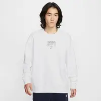 NIKE/耐克官方正品男子白色圆领宽松卫衣IO2731-100
