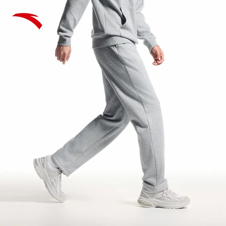 安踏直筒卫裤男款2025新款针织运动长裤宽松舒适百搭休闲篮球跑步