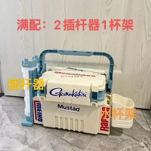新疆包邮热销路亚箱多功能加厚可坐可提渔具收纳钓箱大容量配件收