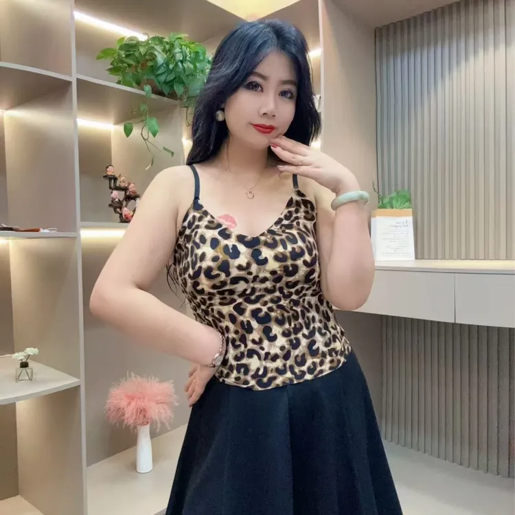 女士美背-果 5976时尚舒适花纹一体杯设计柔顺款胖MM大码女装新款