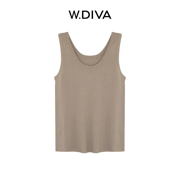 W.Diva【晨昏线2.0】德国进口扬子纱100羊毛针织背心慵懒53Z072910