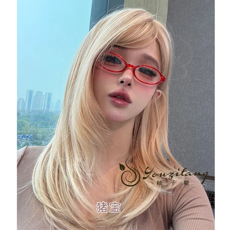 【可以不戴发网假发·猪宝】中长自然假发女直发精修发量适中-小圆团