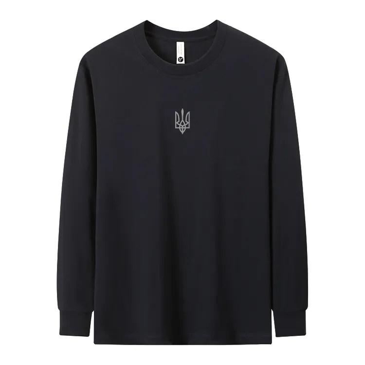 【三叉戟-ChinaMadeT】纯棉长袖T恤乌克兰Ukraine文化衫圆领宽松秋