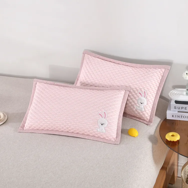 可拆洗儿童枕头冰豆豆枕家用幼儿园小学生夏天透气凉感婴儿床枕头