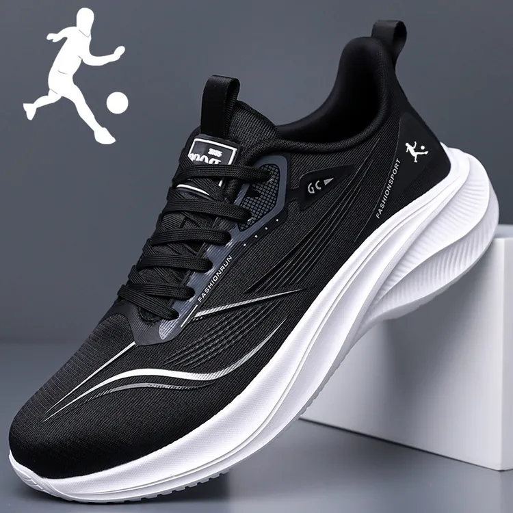 匹尔侨丹男鞋网面运动鞋夏季新款男士轻便软底休闲防滑跑步鞋透气