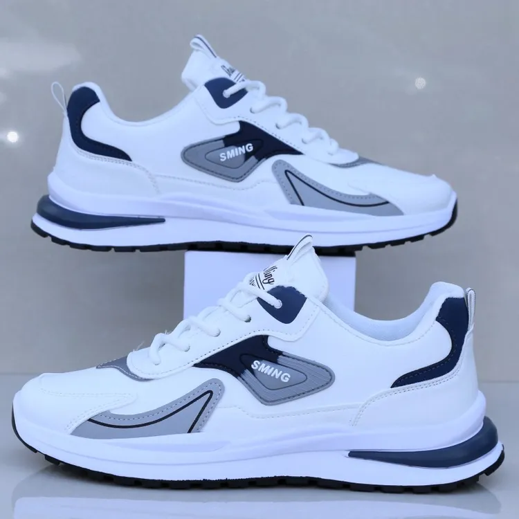 阿甘男鞋秋季运动鞋男2025新款跑步鞋潮流百搭小白鞋子男士休闲鞋
