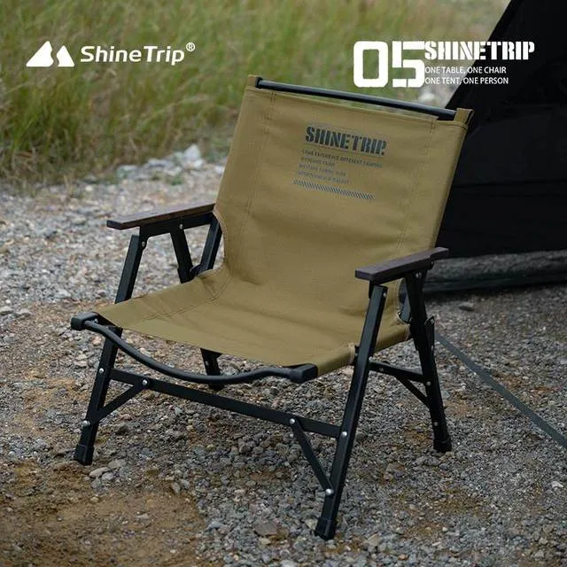 山趣户外克米特椅折叠露营椅便携式战术风椅子05系列铝合金可拆卸