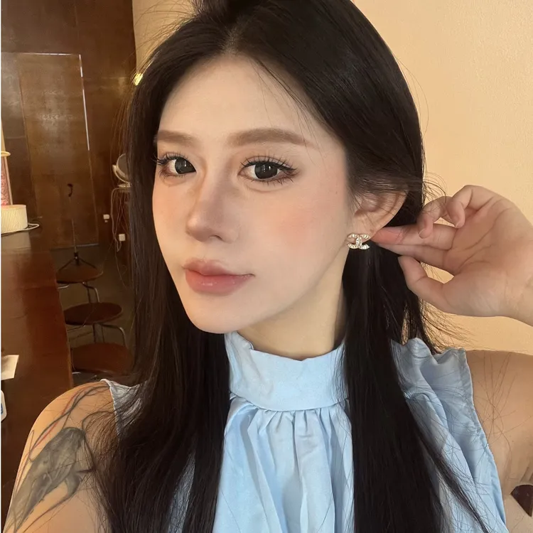   法式经典时尚轻奢耳钉ins简约气质小众百搭耳饰R3014