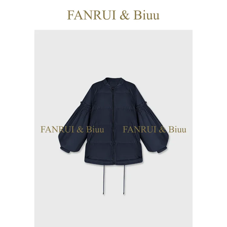 FANRUI/泛芮「灯笼短茄」加厚三防95白鸭绒轻奢羽绒服外套B19550