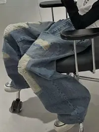 509132 韩版女新款秋款时尚儿童洋气百搭休闲秋季牛仔裤