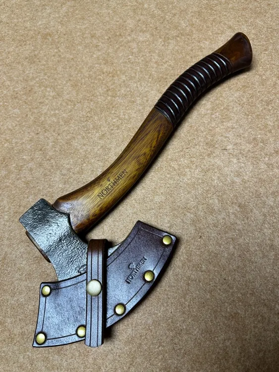 拉脱维亚进口NORTHMEN 小雕刻尼曼斧头户外斧头手工锻造斧头
