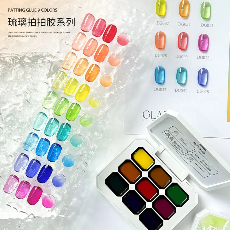 KaSi【直播间专属】美甲琉璃9色拍拍胶2025夏季百搭爆款甲油胶