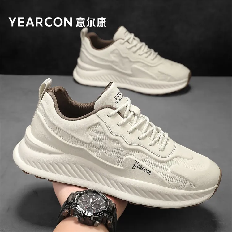 意尔康男鞋秋冬季新款潮流百搭运动休闲轻便跑步鞋子男款增高鞋
