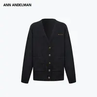 ANN ANDELMAN 25秋 时尚设计男女同款腊肠狗毛衣开衫