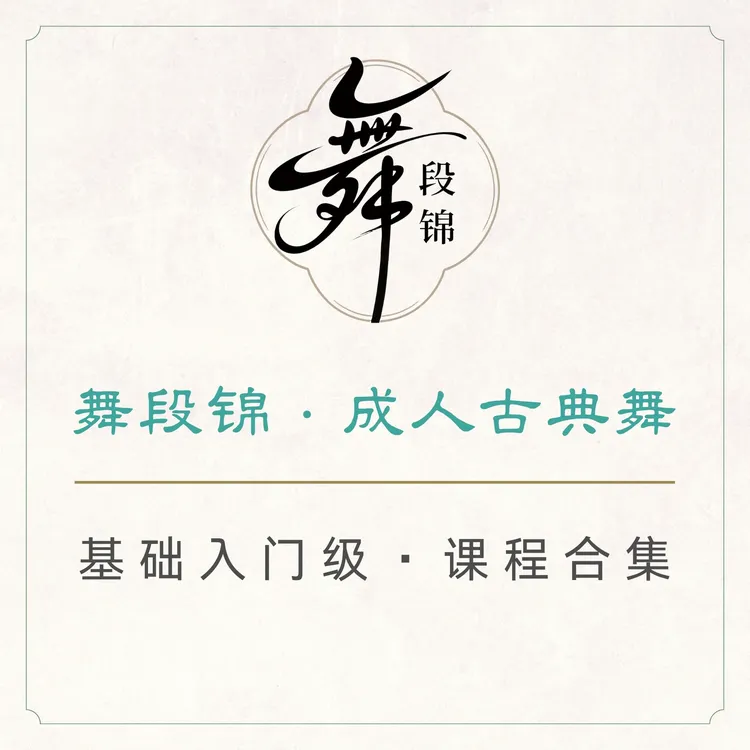 舞段锦成人古典舞基础入门级课程合集