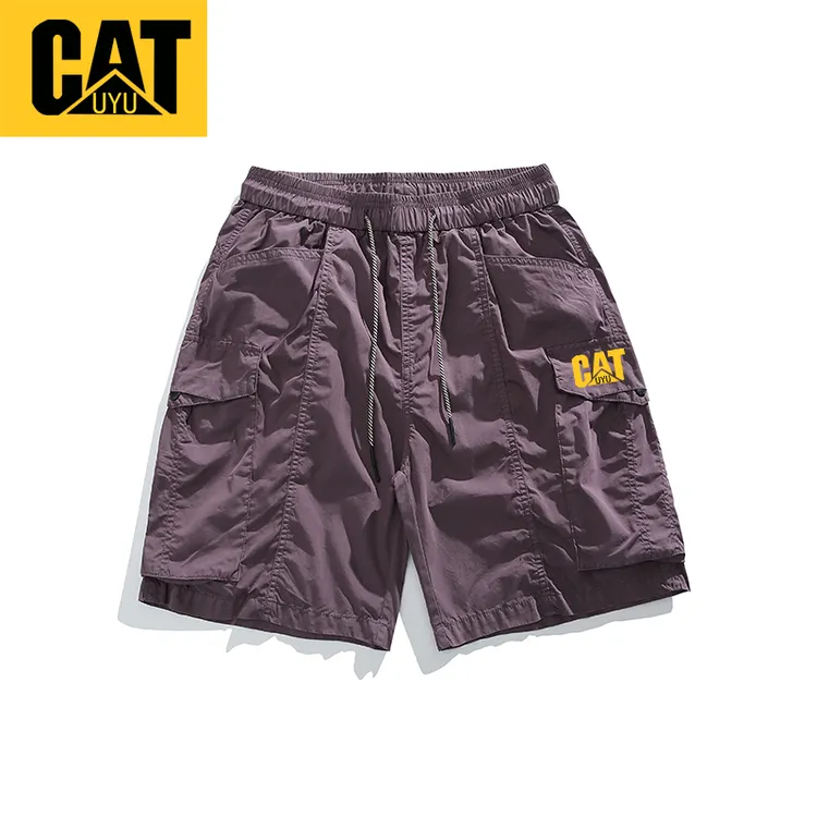 UYUCAT/工装裤夏季休闲宽松美式男士潮牌裤简约百搭短裤υγυcat