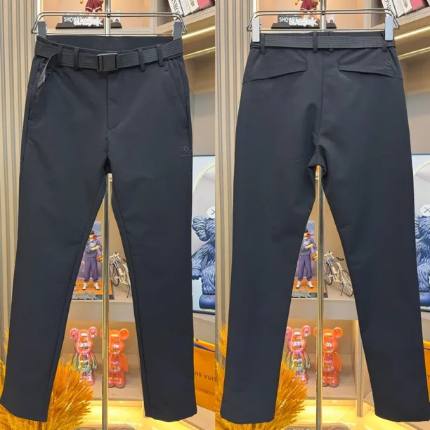 6662秋冬加厚户外免烫厚款直筒男士商务百搭休闲裤