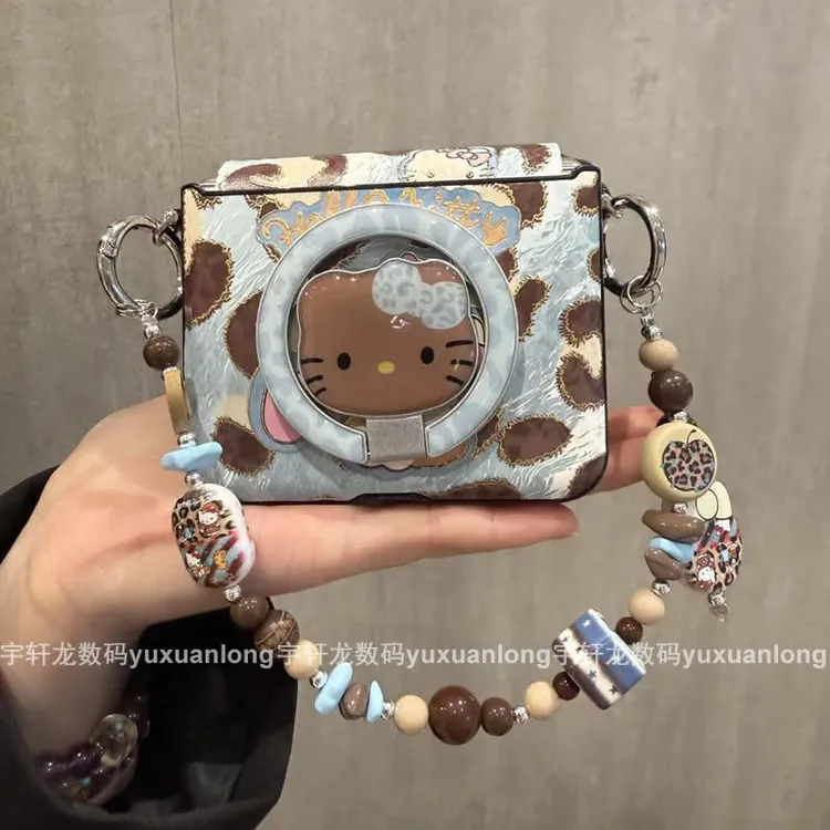 KT猫咪适用华为puraX手机壳Pocket2折叠屏小米mixflip2荣耀magicv