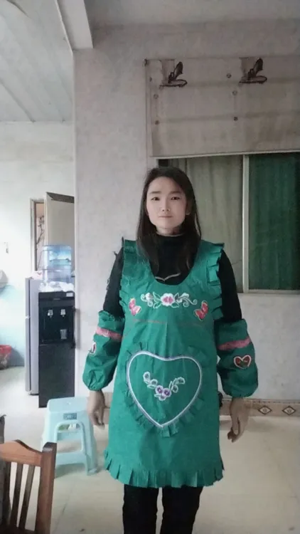 防脏罩衣成人女款做饭罩衣时尚可爱家用薄款网红防污