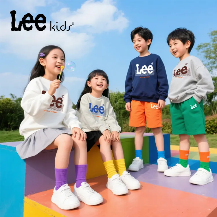 Leekids童装儿童卫衣2025新款男童宽松休闲秋装女童时髦洋气上衣