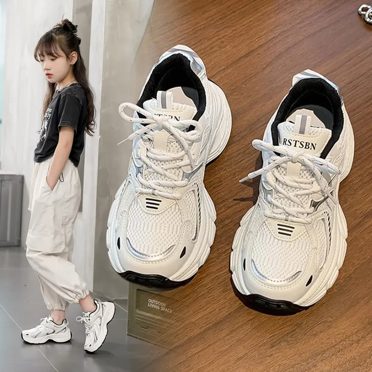 女童运动鞋二棉2025新款儿童公主保暖中大童女孩学生休闲加绒鞋子