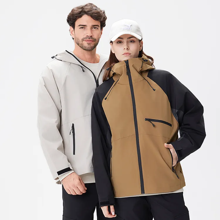 台州鸟冲锋衣单冲春秋户外多功能连帽休闲夹克百搭潮牌外套上衣