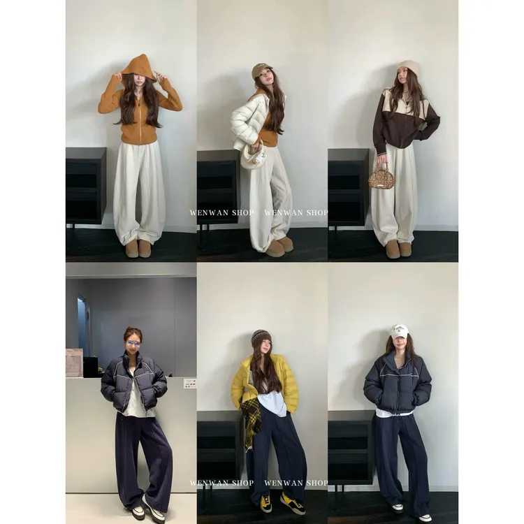 双十一狂欢价！【店主大爱！25秋冬百搭王者】2色！加绒！松紧腰休闲裤