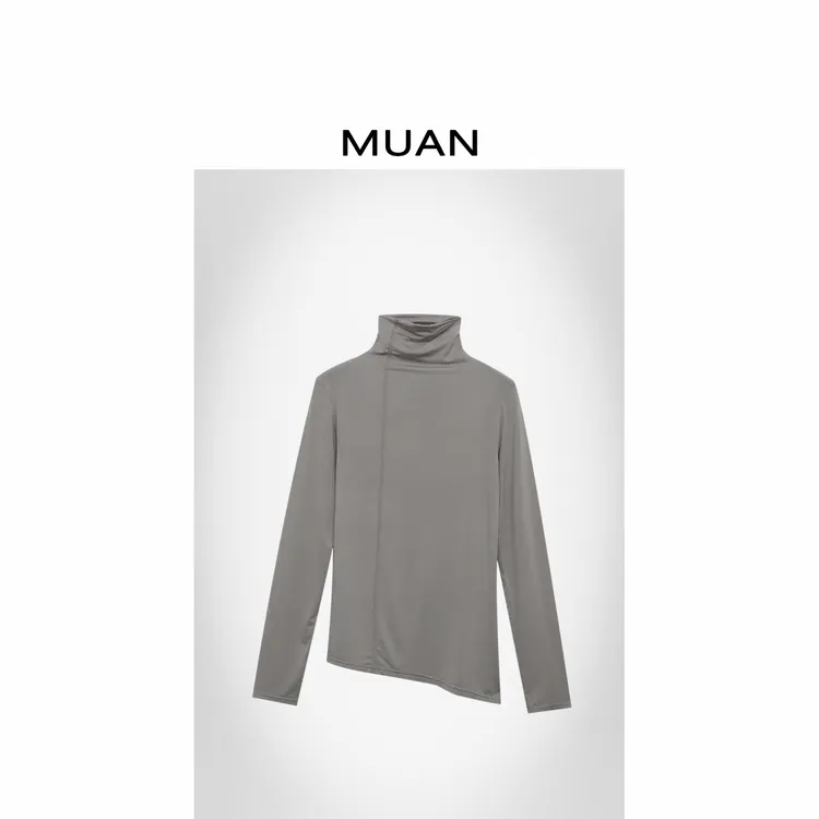 木岸MUAN：《西雅图打底》定制高级不规则简约打底上衣D-DG3-9042