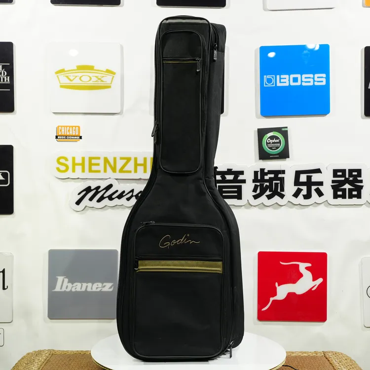 Godin 戈丁手提便携户外男女通用防尘旅行黑色内饰电吉他包盒箱