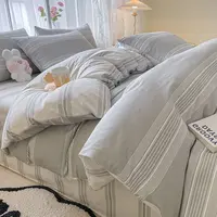 春秋故事全棉秋冬新款被套100棉学生宿舍被罩单件隔脏套1.5米被单