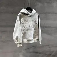 【引力kids】韩版儿童加绒卫衣男童连帽卫衣钢印高品质上衣25C116