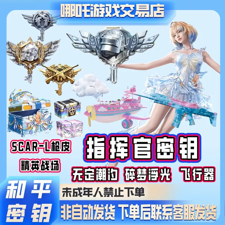 和平精英战场指挥官特种兵隐藏款密钥碎梦浮光珍宝礼盒禁未成年购