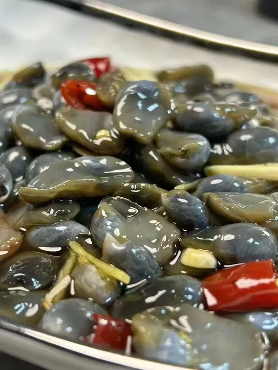 苏北无沙大泥螺 醉蟹 海蜇 蟹钳小海鲜