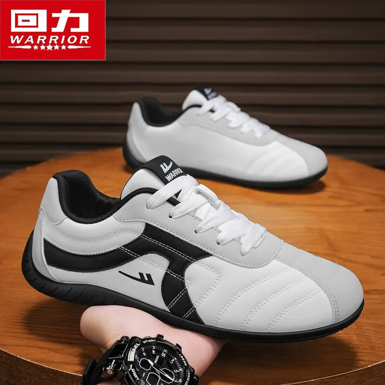 回力德训鞋子男款2025秋季新款运动赛车男鞋休闲百搭透气开车板鞋