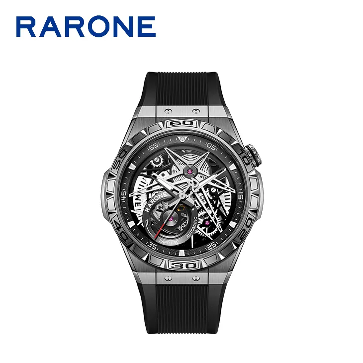 RARONE/雷诺8840349219805双子星个性潮流男士机械腕表