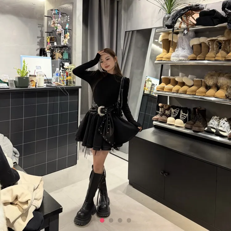 chen晨 新款显瘦气质蓬蓬连衣裙