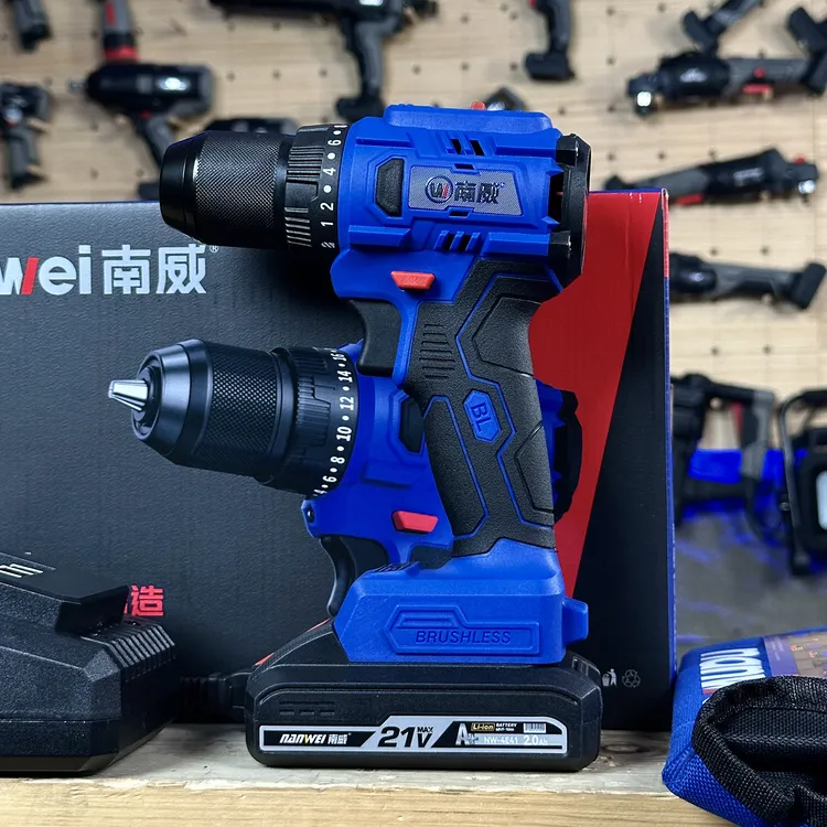 南威70N.m电钻13mm夹头无刷手电钻6216多用双速锂电钻电动螺丝刀