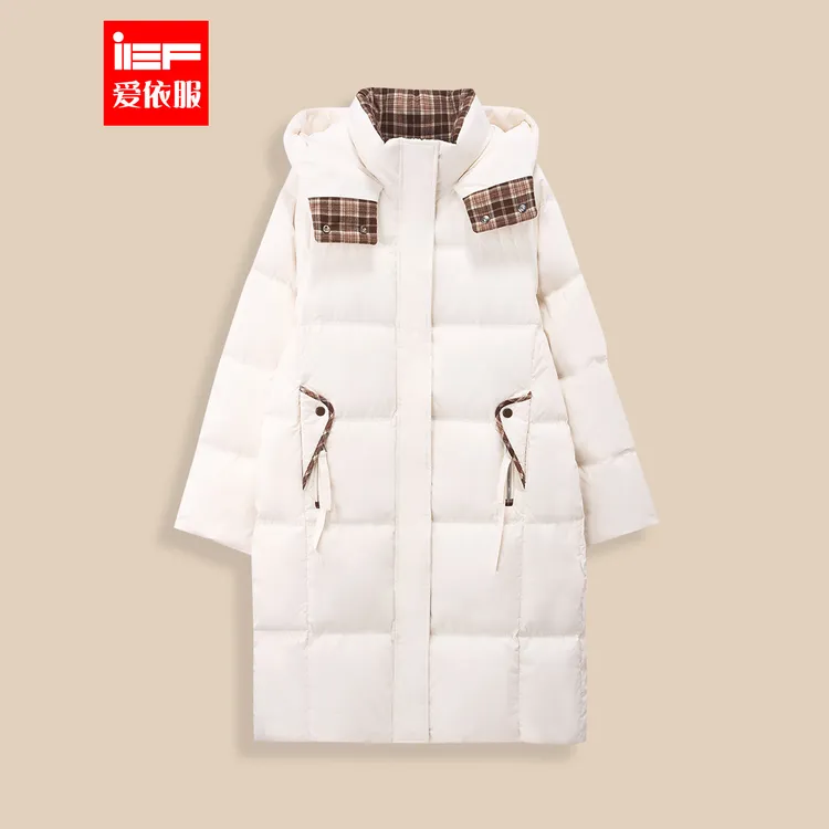 IEF/爱依服时尚2025新款冬季简约90绒时尚通勤羽绒服流光风