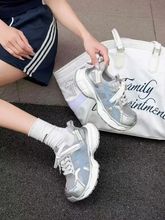 老爹鞋系列老爹鞋女运动鞋老爹鞋夏季ins女鞋潮流黑白时尚