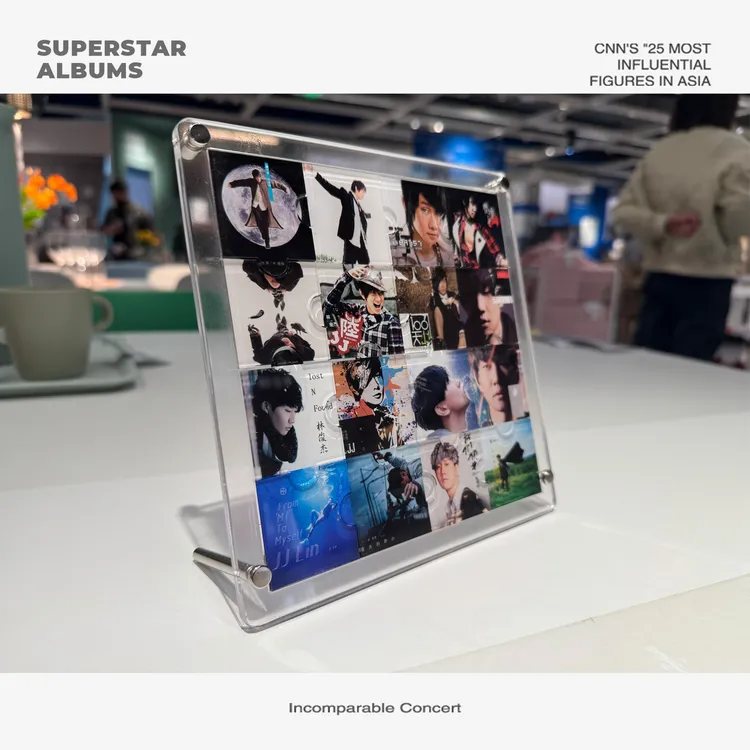 林俊杰专辑合集亚克力拼图摆件解压益智玩具diy桌面摆件