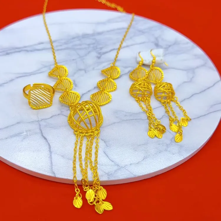 铜合金项链 铜合金项链 铜合金项链复古时尚气质百搭精美8853