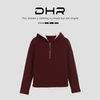 豆豆【420g连帽云朵】时尚百搭显瘦女德绒帽衫上衣-D13-959