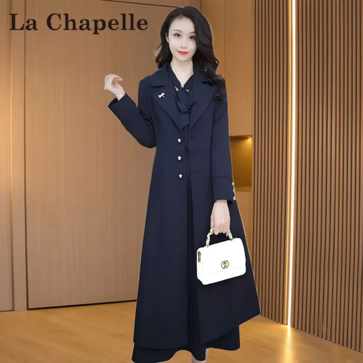 【拉夏】品牌阔太太显瘦套装女2025早秋新款减龄洋气轻奢爆款两件套