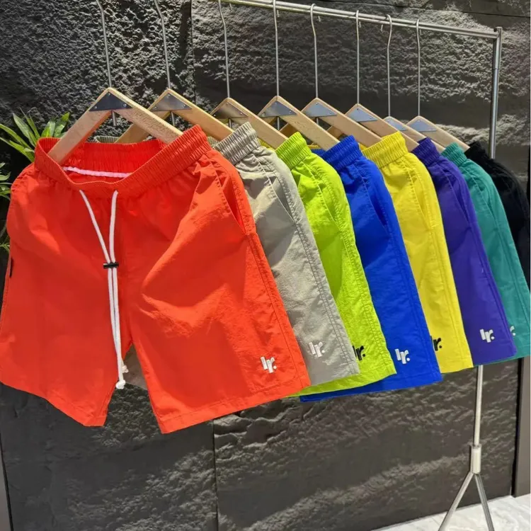轻奢新款夏季男糖果色四分裤潮牌速干短裤高档时尚百搭透气沙滩裤