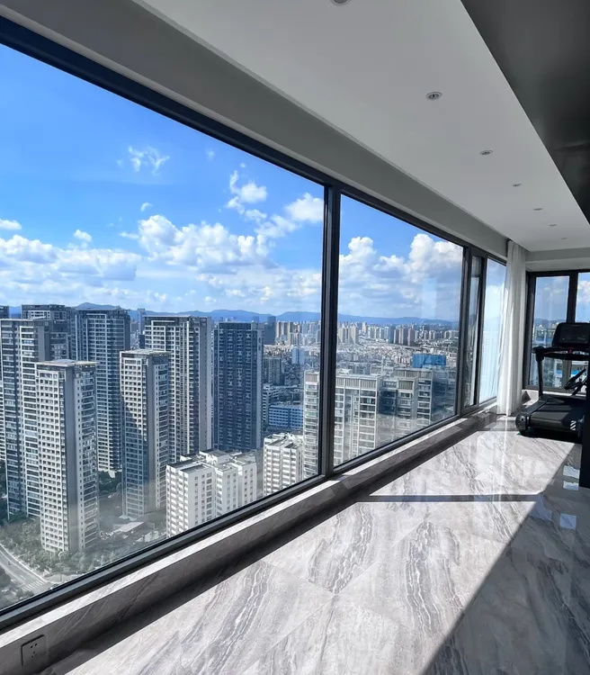 业主团购自装，爆款110系列通体2.0平开窗， 开启扇580