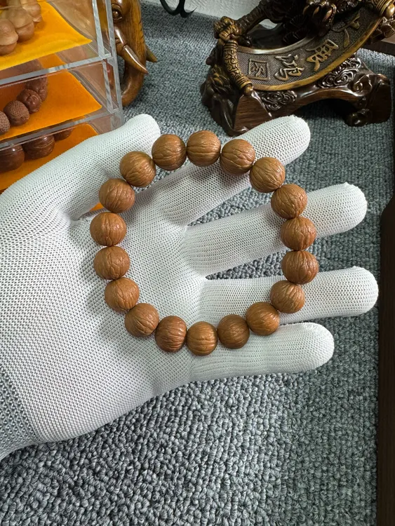 精品凤羽猴头手串全品原皮天然无修