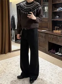 这个价格谁都拒绝不了！版型无敌！面料重磅！cleanfit毛呢西裤男女