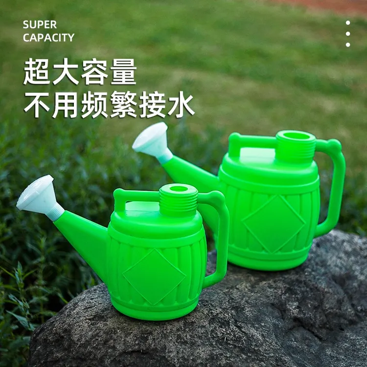 加厚浇花喷壶家用浇水壶花洒壶园艺浇菜洒水壶塑料浇花壶浇花水zk