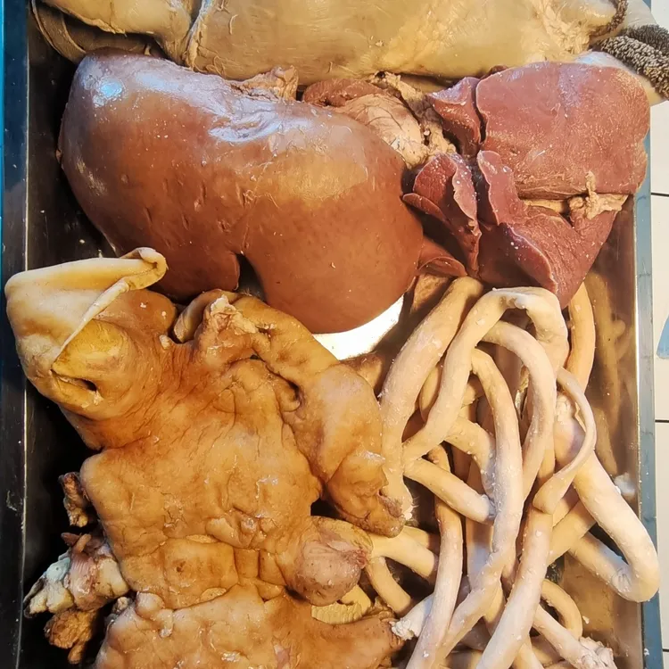 顺丰包邮十分熟羊杂包含羊头羊黑毛肚羊肠心肝肺