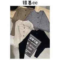  CC.studio韩系显瘦圆领毛衣外套